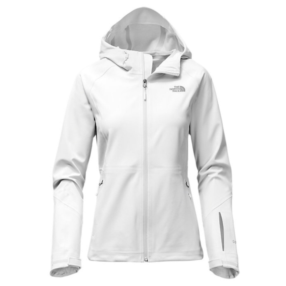 The North Face White Rain Shell Jacket
